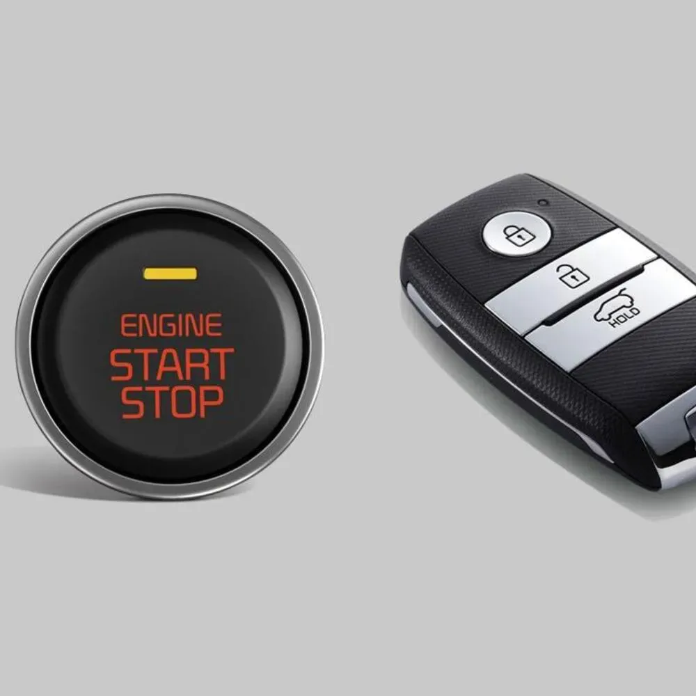 Смарт-ключ та кнопка запуску двигуна