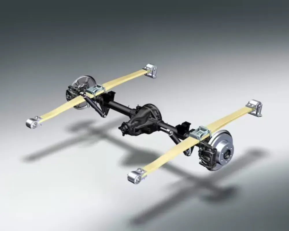 Ресори заднього моста з армованого склопластику